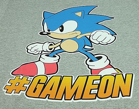 ソニック　ザヘッジホッグ　ゲームT ソニック・ザ・ヘッジホッグ_(サイズ/M)_ソニック HEDGY METAL T